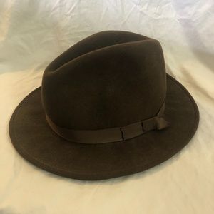 Lite Felt Brown Wool Fedora